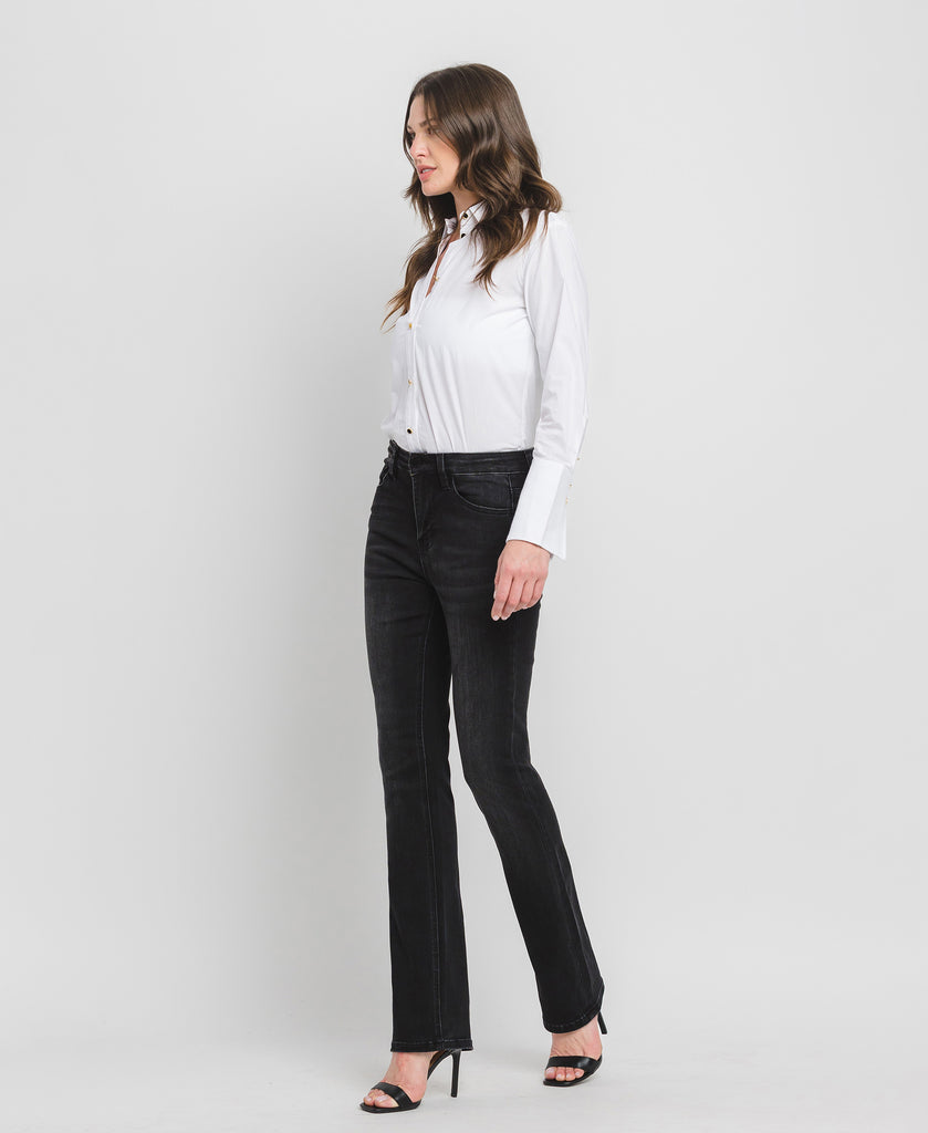 Left 45 degrees product image of Significant - High Rise Slim Bootcut Jeans