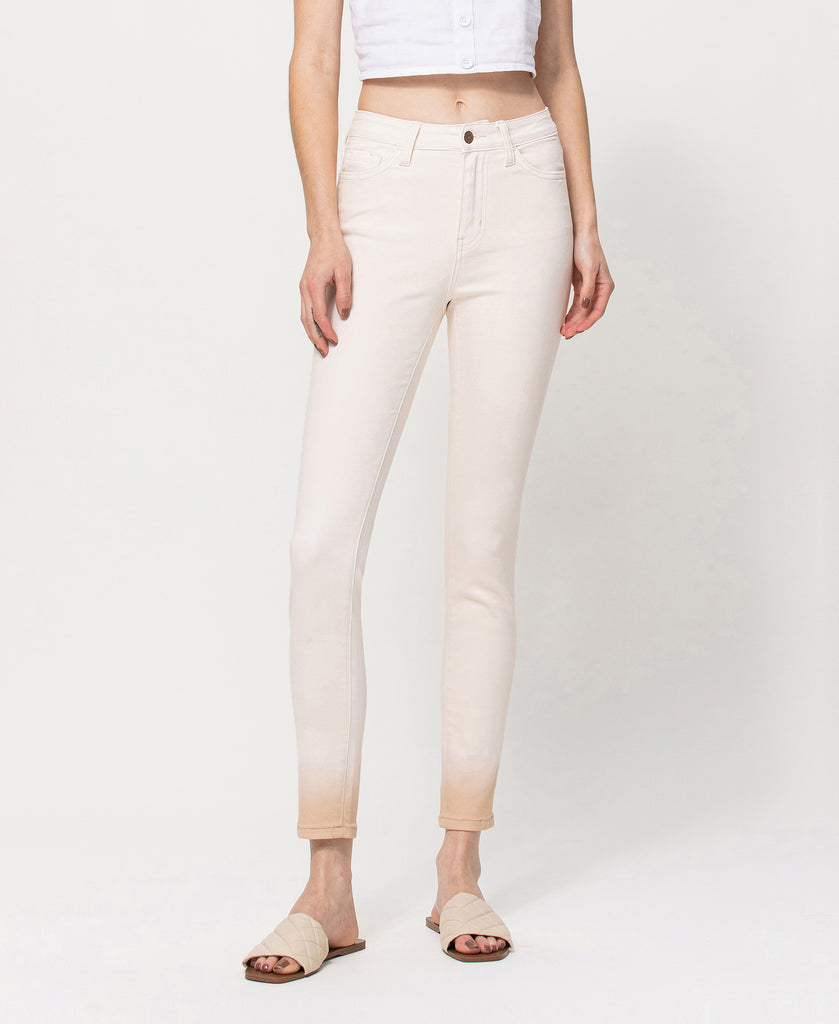 Front product images of Thinkable - High Rise Ombre Skinny Jeans