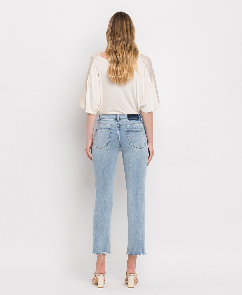 Back product images of Polite - High Rise Crop Straight Jeans