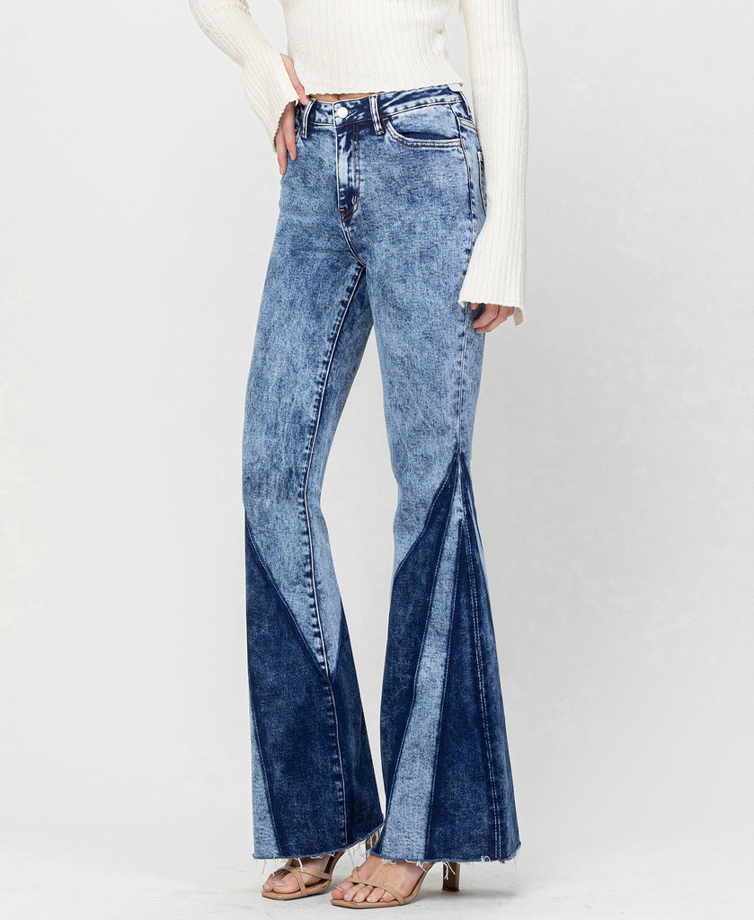 Left 45 degrees product image of Foresight - High Rise Super Flare Jeans