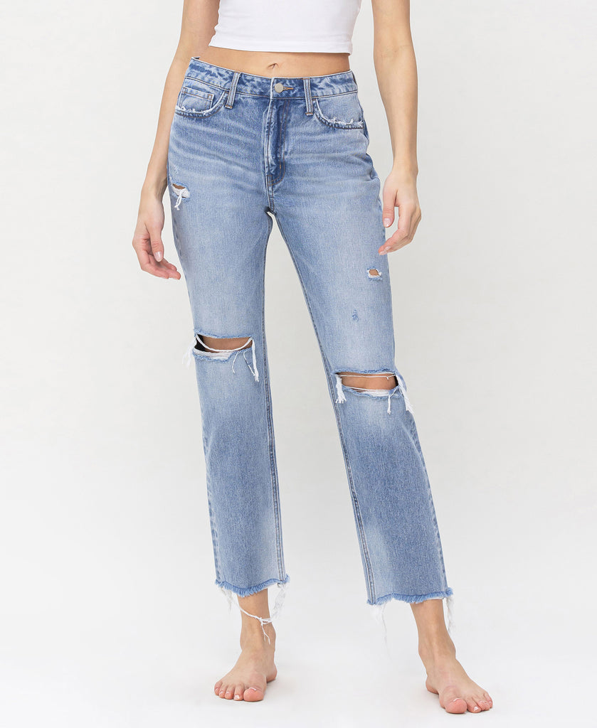 Front product images of Flexible - Super High Rise Relaxed Straight Jeans
