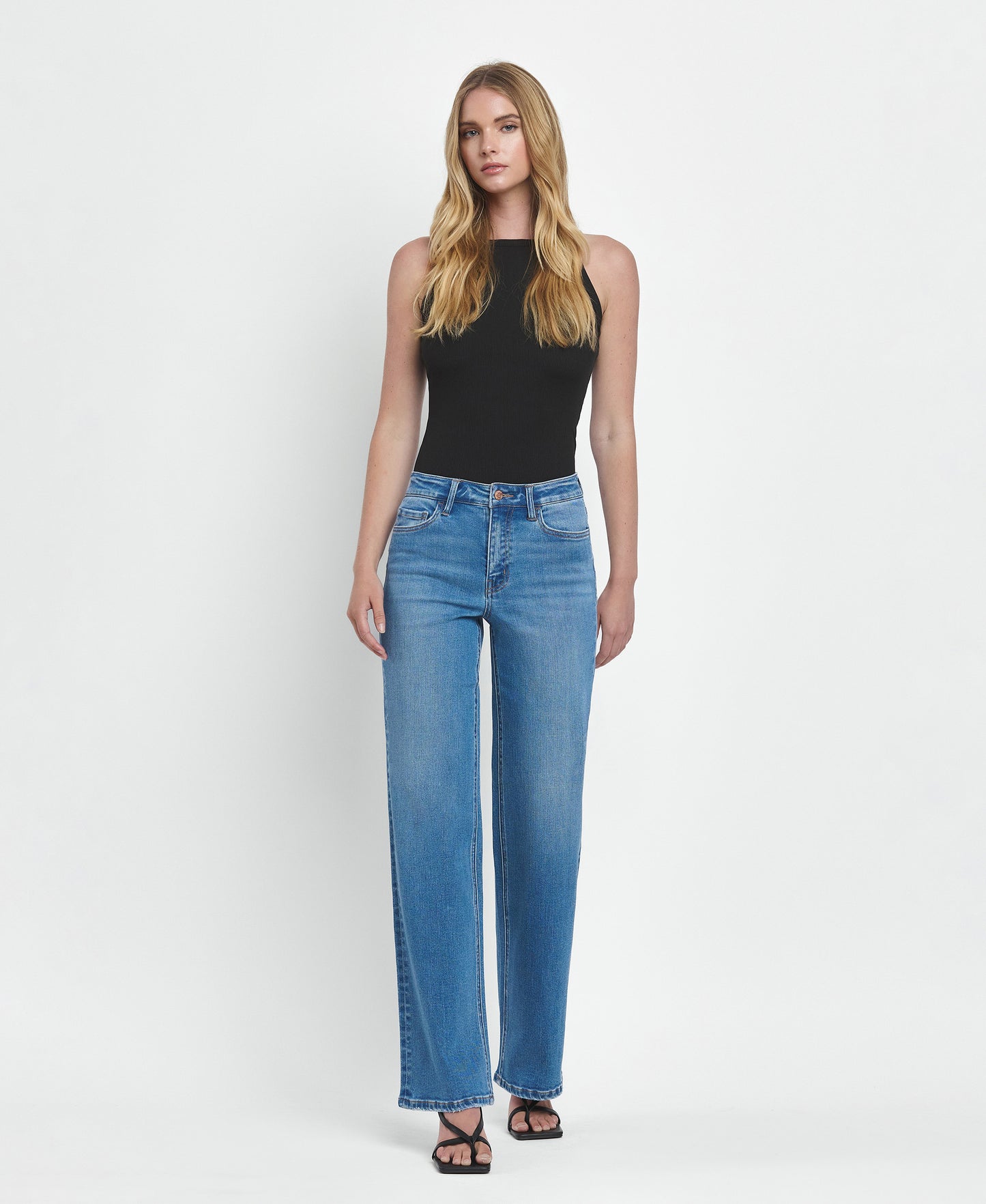 Front product images of
Refinery - High Rise Wide Leg Jeans