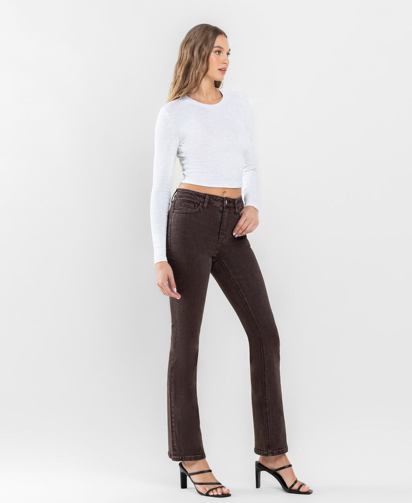Right 45 degrees product image of Java - High Rise Bootcut Jeans