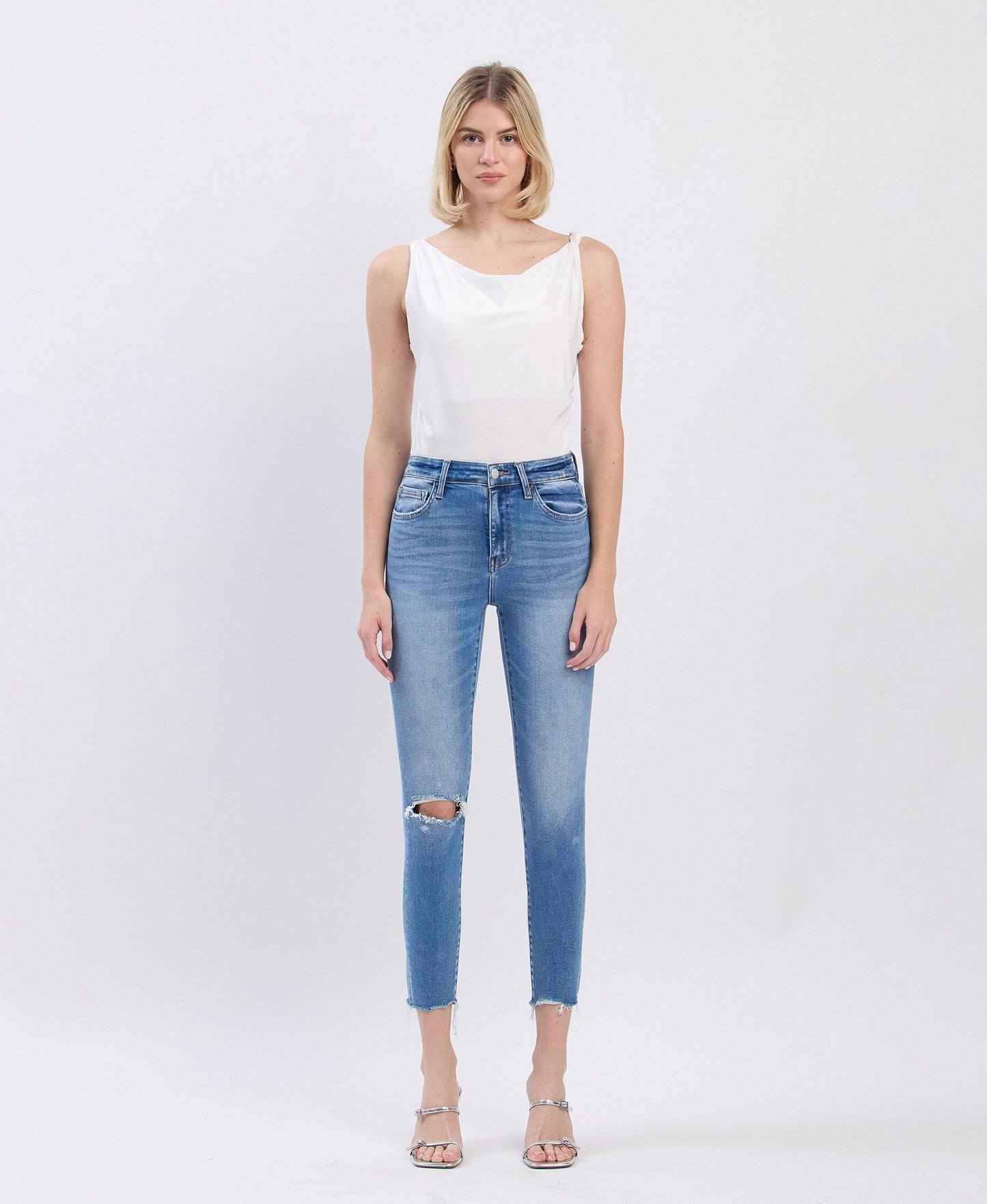 Front product images of Achievable - High Rise Skinny Jeans