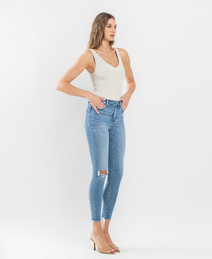 Right 45 degrees product image of Achievable - High Rise Skinny Jeans