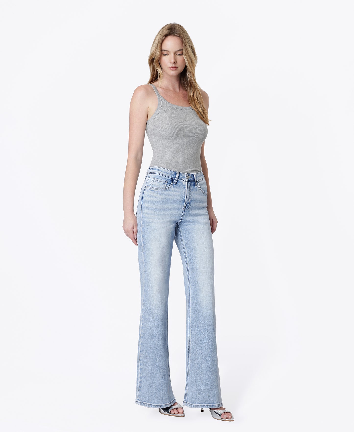 Right 45 degrees product image of Promotor - High Rise Vintage Flare Jeans