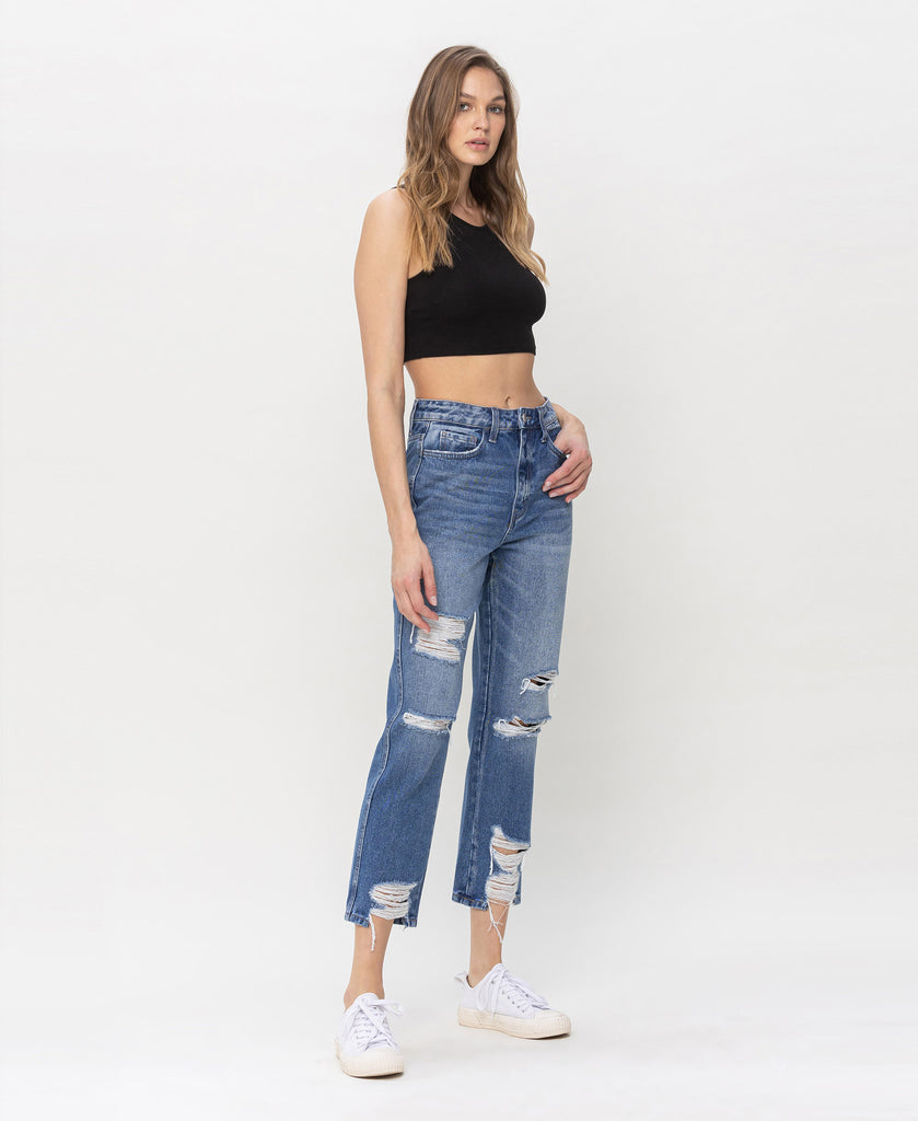 Right 45 degrees product image of Lolita - Super High Rise Straight Jeans