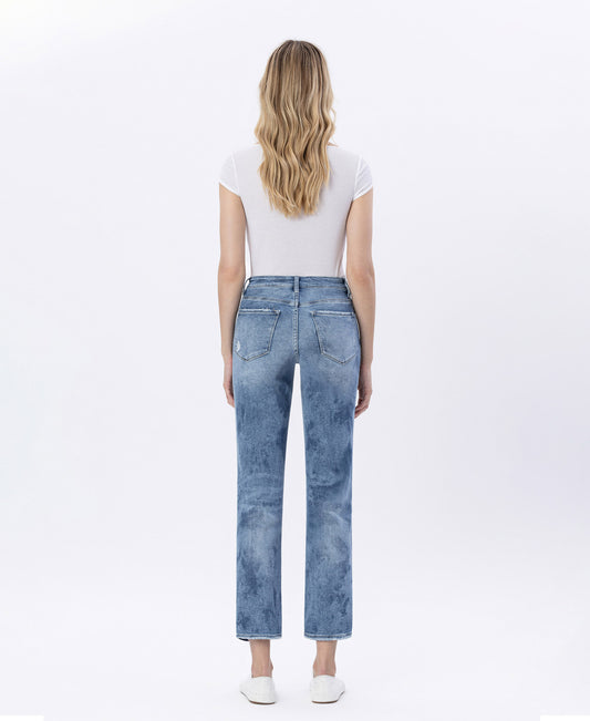 Back product images of  West Side - High Rise Crop Straight Jeans