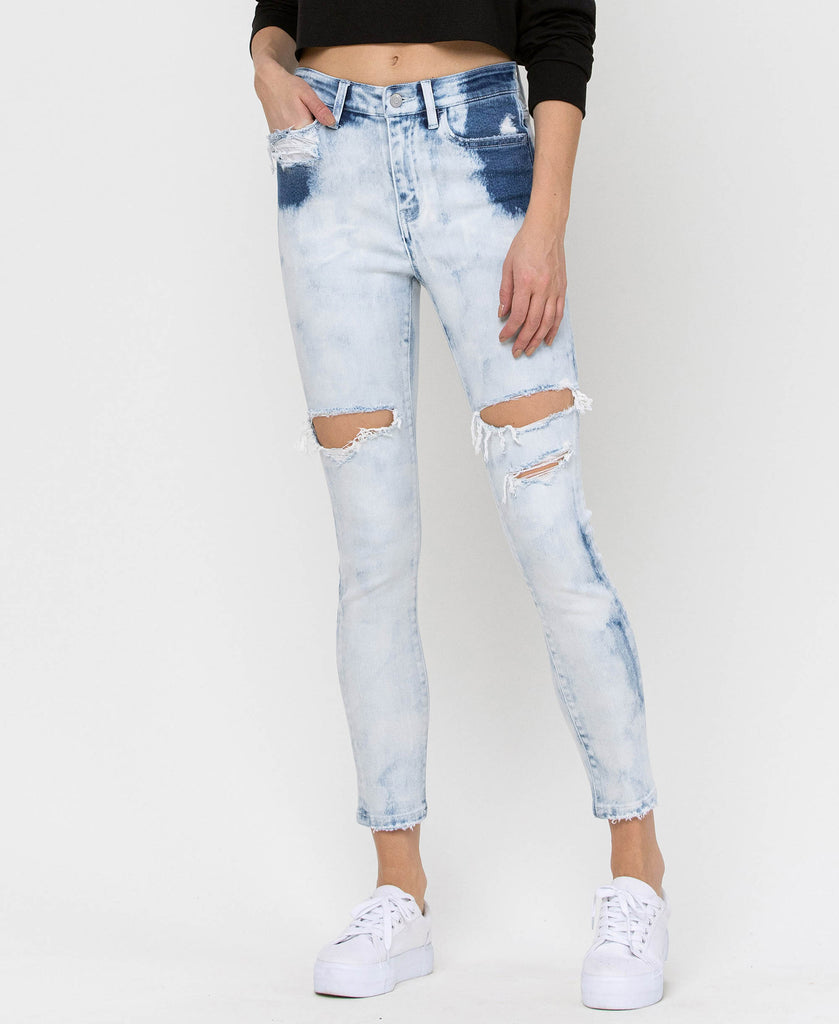Front product images of Runner - High Rise Crop Skinny Jeans