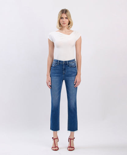 Front product images of A Little Closer - Super High Rise Slim Straight Jeans