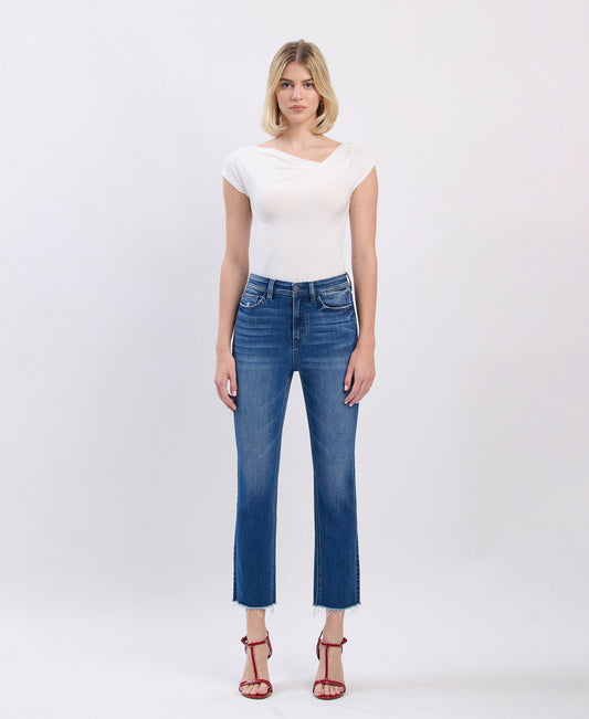 Front product images of A Little Closer - Super High Rise Slim Straight Jeans