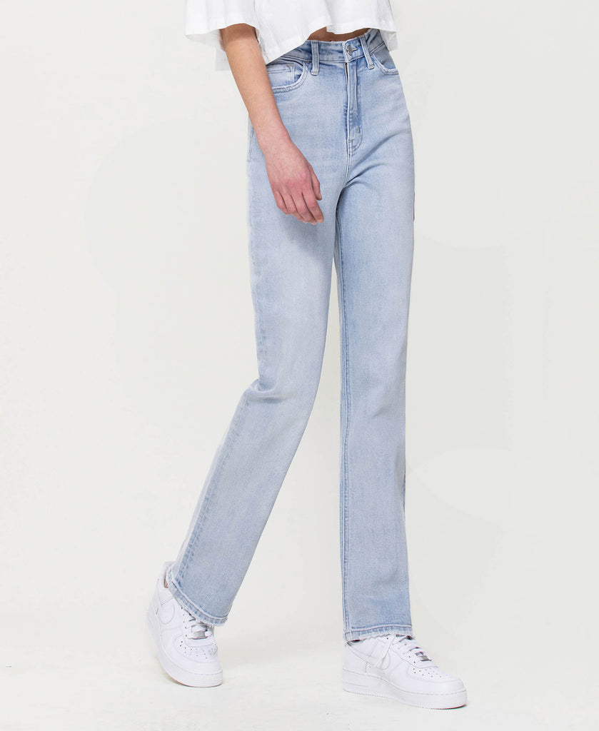 Run and Fly Mom Jeans - High Waist Blue Denim jeans 90's Retro Style  24-36