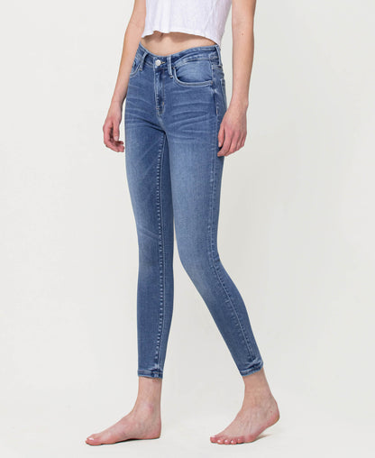 Left 45 degrees product image of Movie - Mid Rise Super Soft Crop Skinny