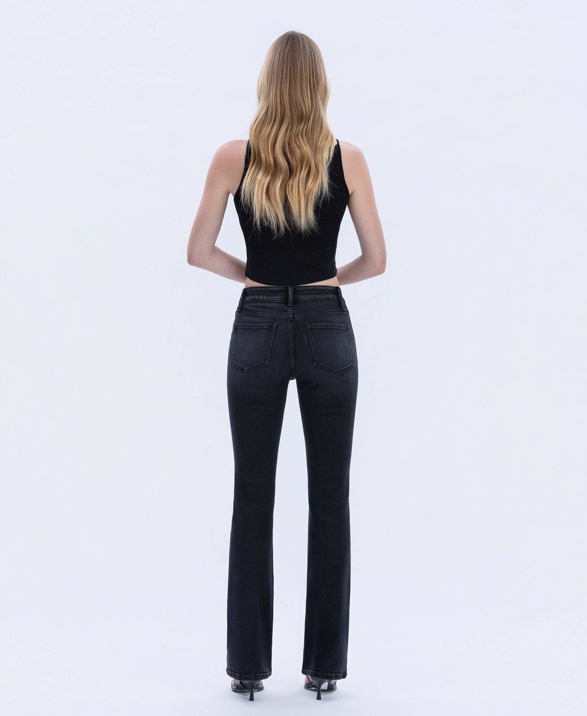 Significant - High Rise Full Length Slim Bootcut Jeans