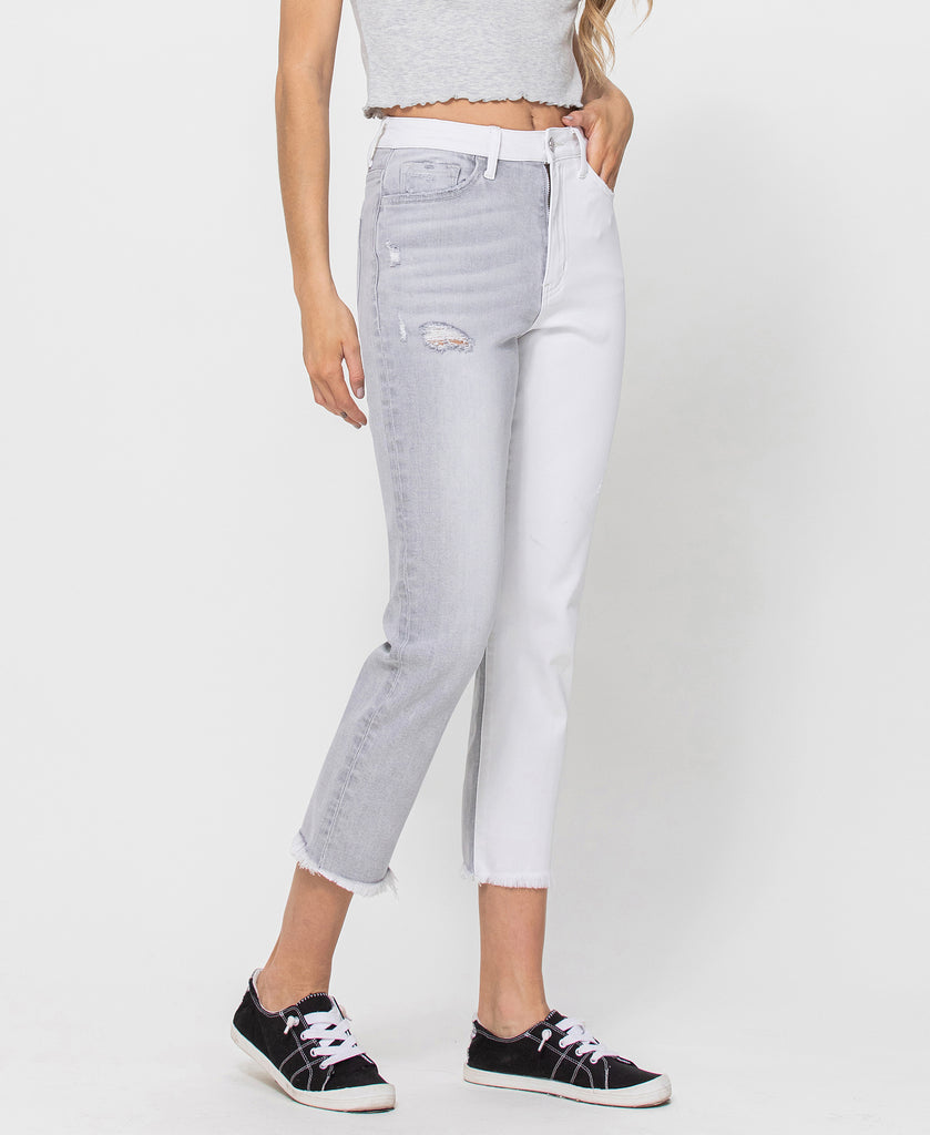 Right side product images of Invincible - Super High Rise Stretch Boyfriend Jeans