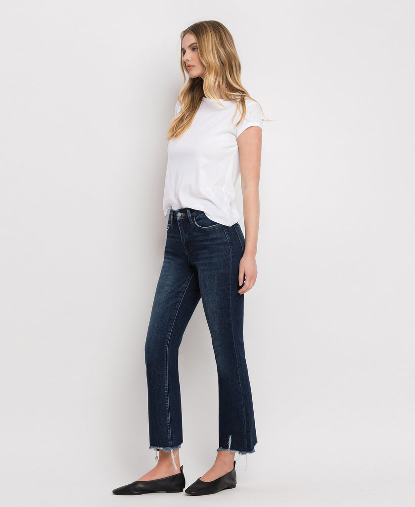 Left 45 degrees product image of Feasible - High Rise Kick Flare Jeans