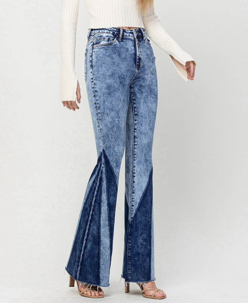 Right 45 degrees product image of Foresight - High Rise Super Flare Jeans