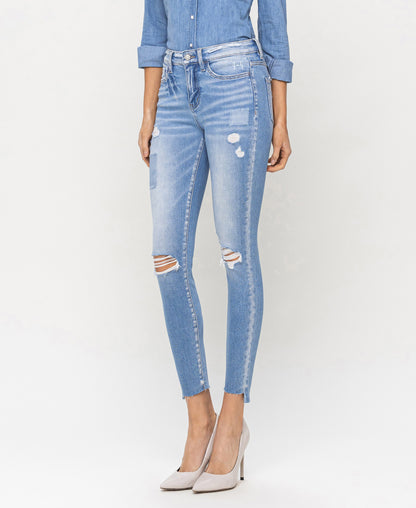 Left 45 degrees product image of Gooood - High Rise Skinny Jeans