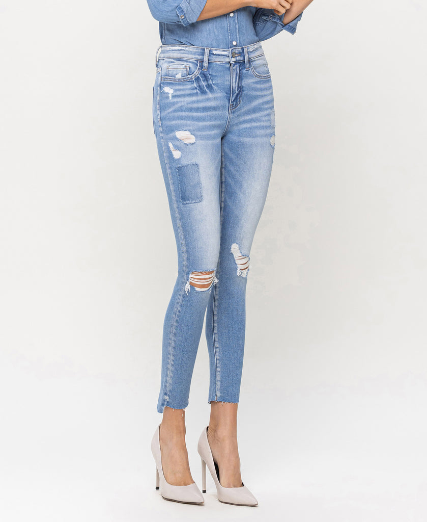 Right 45 degrees product image of Gooood - High Rise Skinny Jeans
