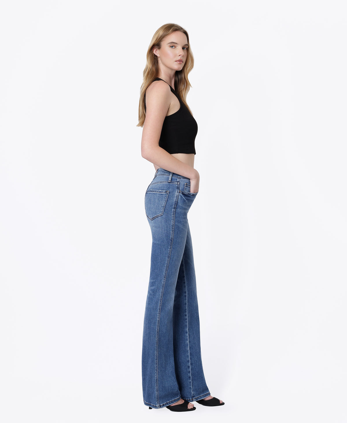 Right side product images of Err Free - High Rise Bootcut Jeans