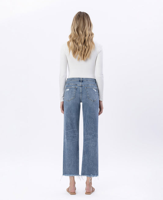 Back product images of Punctual - High Rise Stretch Dad Jeans