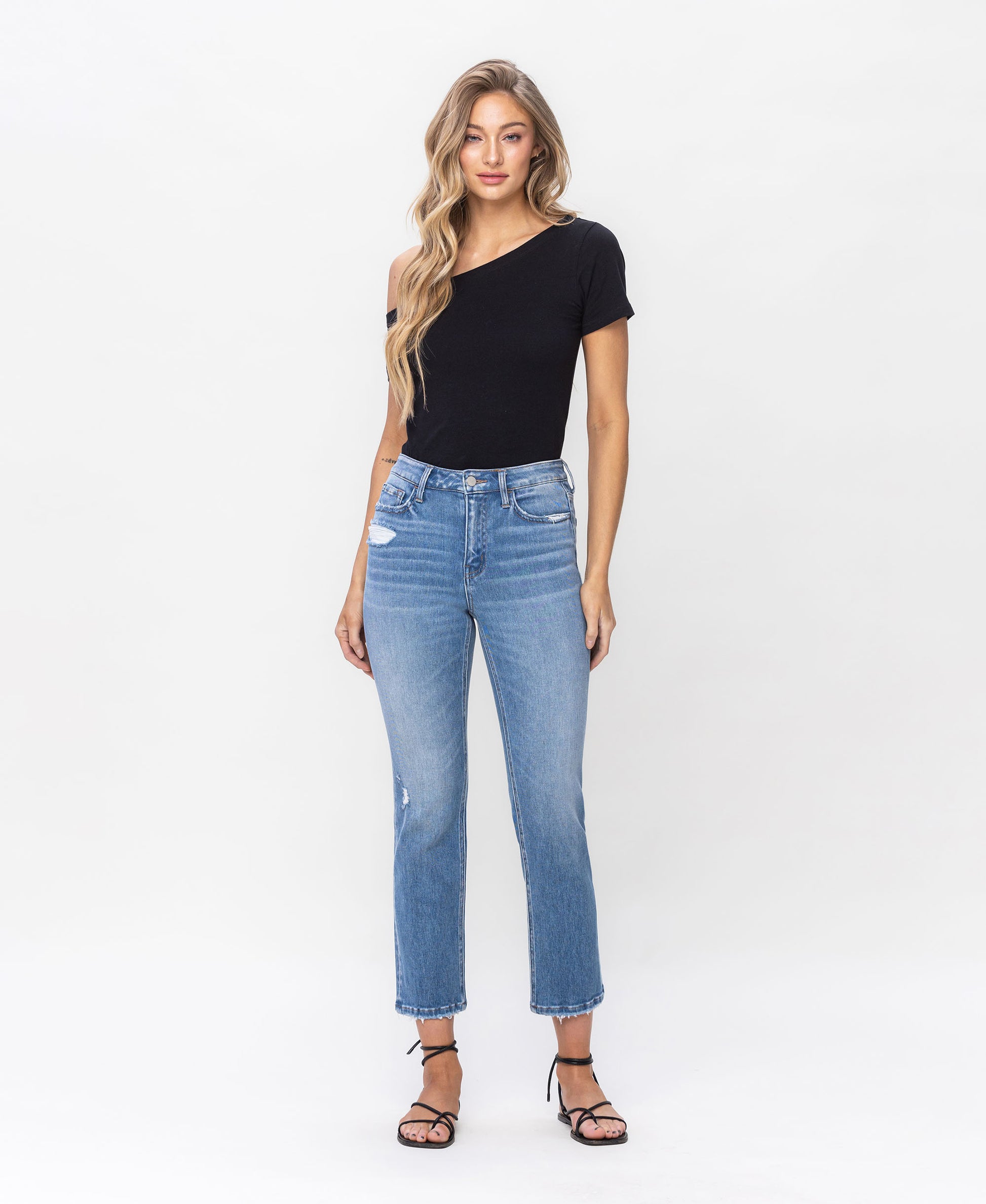 Front product images of Willing - High Rise Slim Straight Jeans