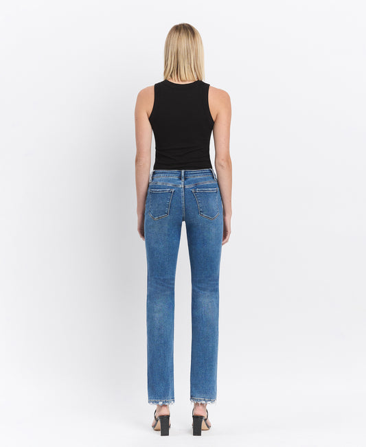 Back product images of Dumbfounding - Mid Rise Regular Straight Jeans