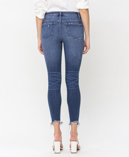 Back product images of Counter Attack - High Rise Crop Skinny Jeans