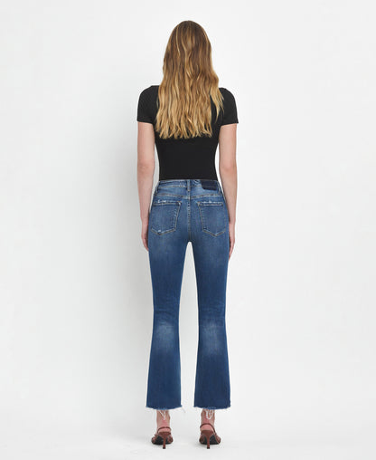 Back product images of Ingenuity - High Rise Step Hem Cropped Flare Jeans