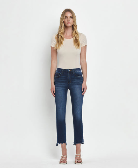 Front product images of Ardent - High Rise Crop Slim Straight Jeans