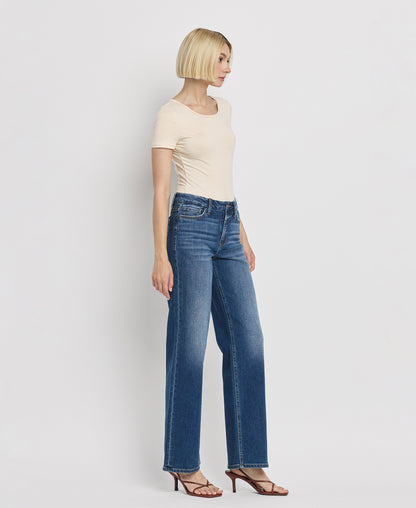 Right 45 degrees product image of Irresistible - High Rise Loose Wide Leg Jeans