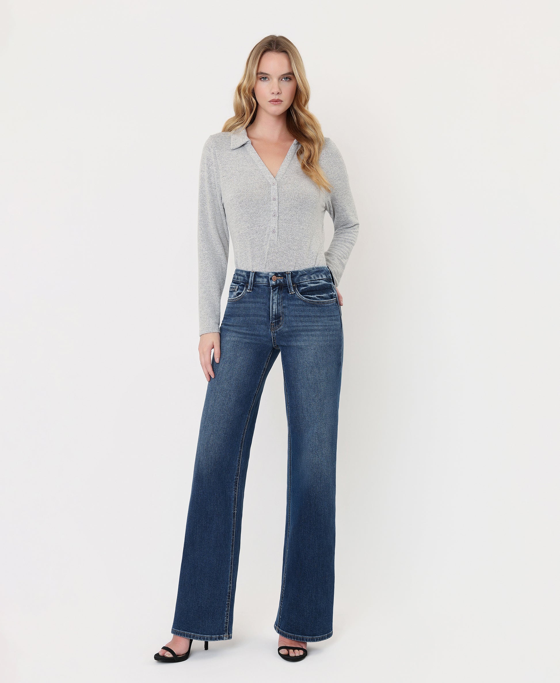 Front product images of Irresistible - High Rise Loose Wide Leg Jeans