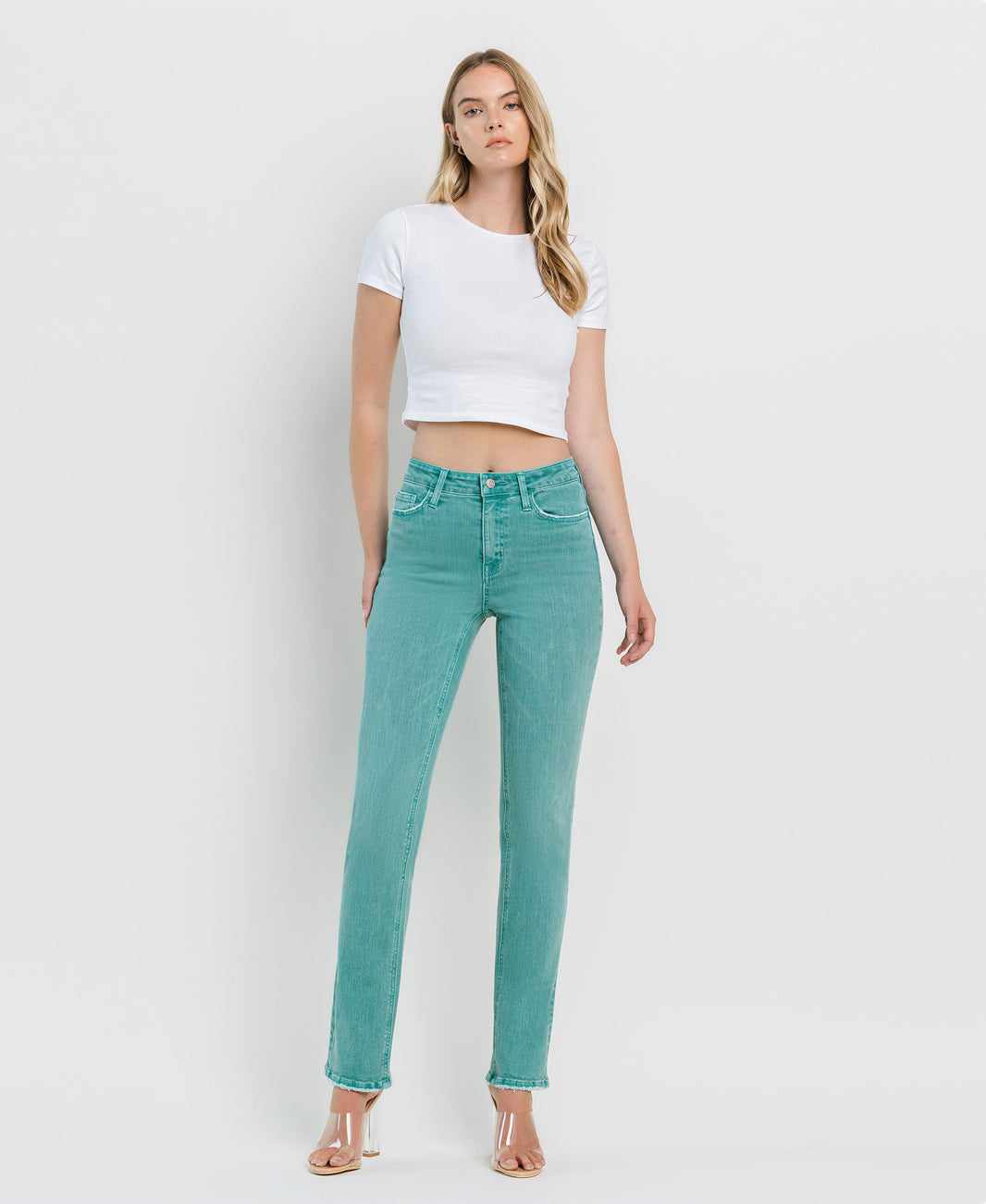 Flying Monkey High Rise Straight Jeans
