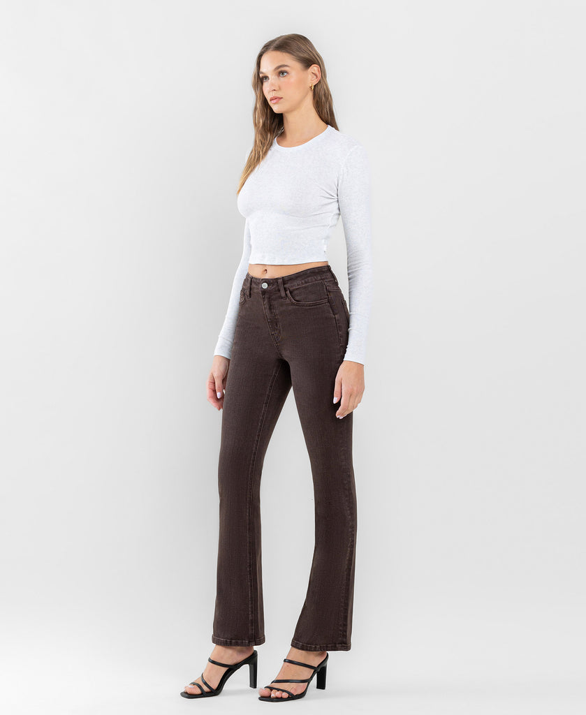 Left 45 degrees product image of Java - High Rise Bootcut Jeans