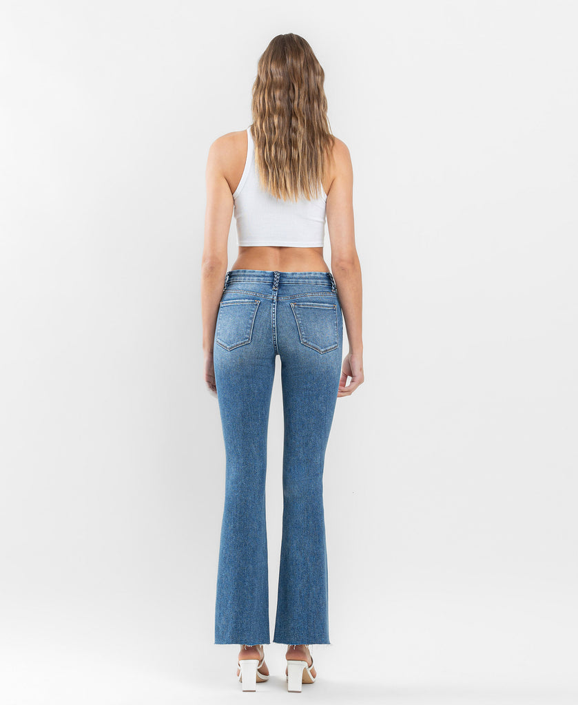 Back product images of Amazes - Low Rise Flare Jeans