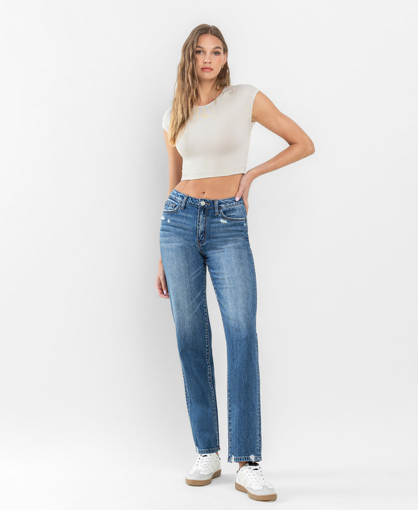 Front product images of Lover - Super High Rise Relaxed Straight Jeans