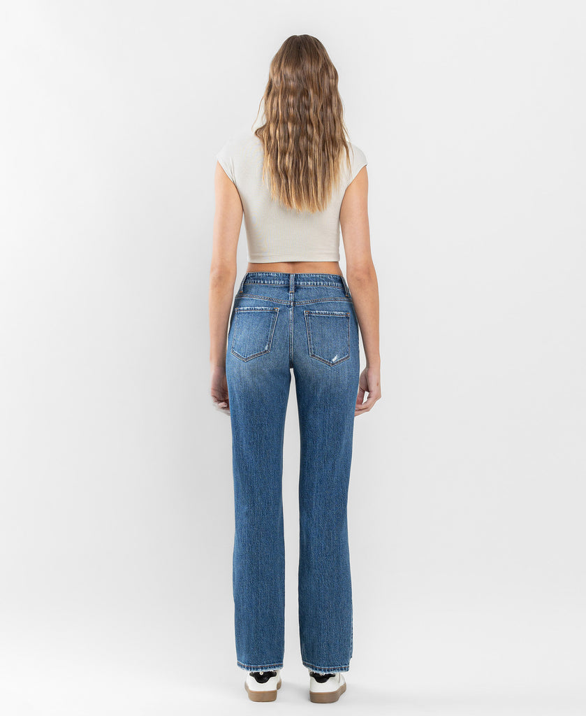 Back product images of Lover - Super High Rise Relaxed Straight Jeans