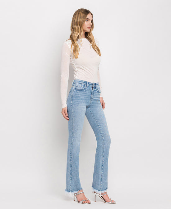 Flying Monkey Blue Flame High Rise Mini Bootcut Jeans FLYING MONKEY