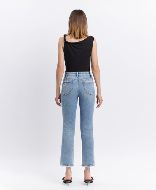 Back product images of Sweetheart- High Rise Regular Straight Jeans