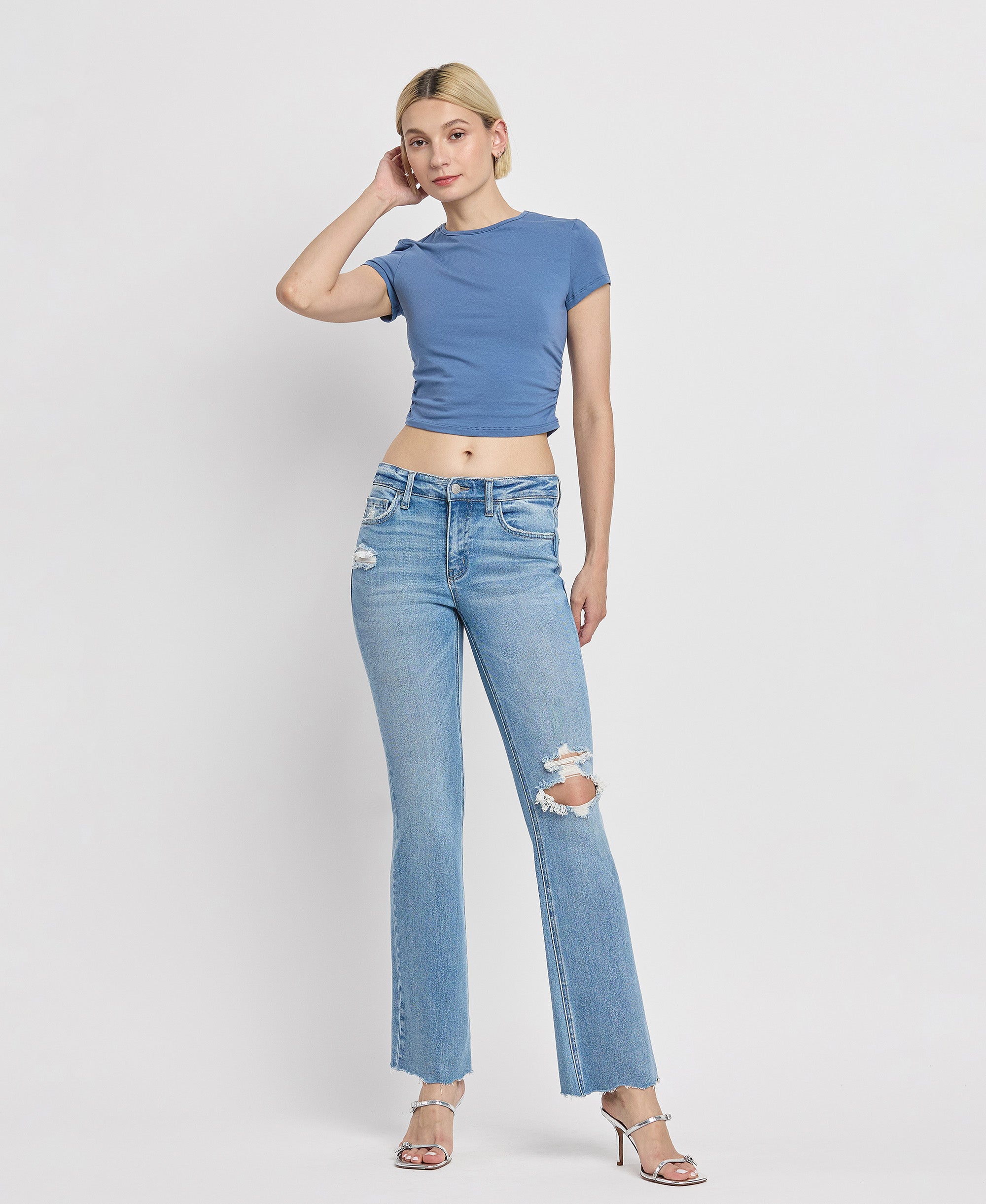 Flying Monkey Timely Mid Rise Bootcut Jeans FLYING MONKEY