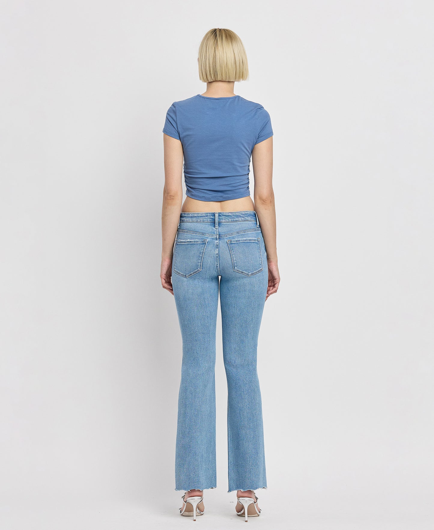 Back product images of Timely - Mid Rise Bootcut Jeans