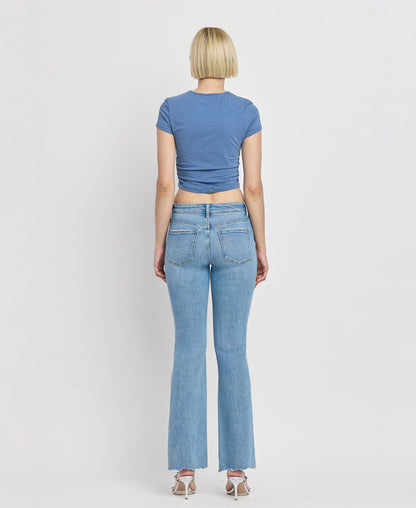 Back product images of Timely - Mid Rise Bootcut Jeans