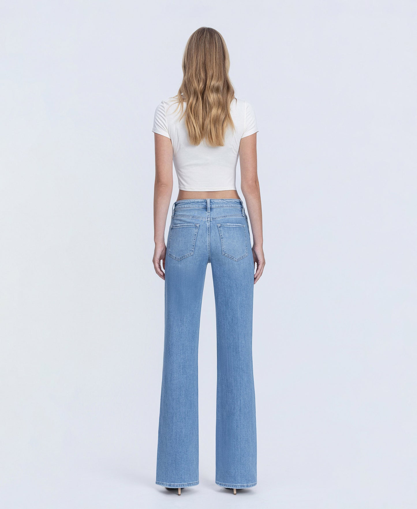 Back product images of  Impassioned - High Rise Vintage Flare Jeans