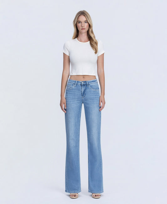 Front product images of Impassioned - High Rise Vintage Flare Jeans