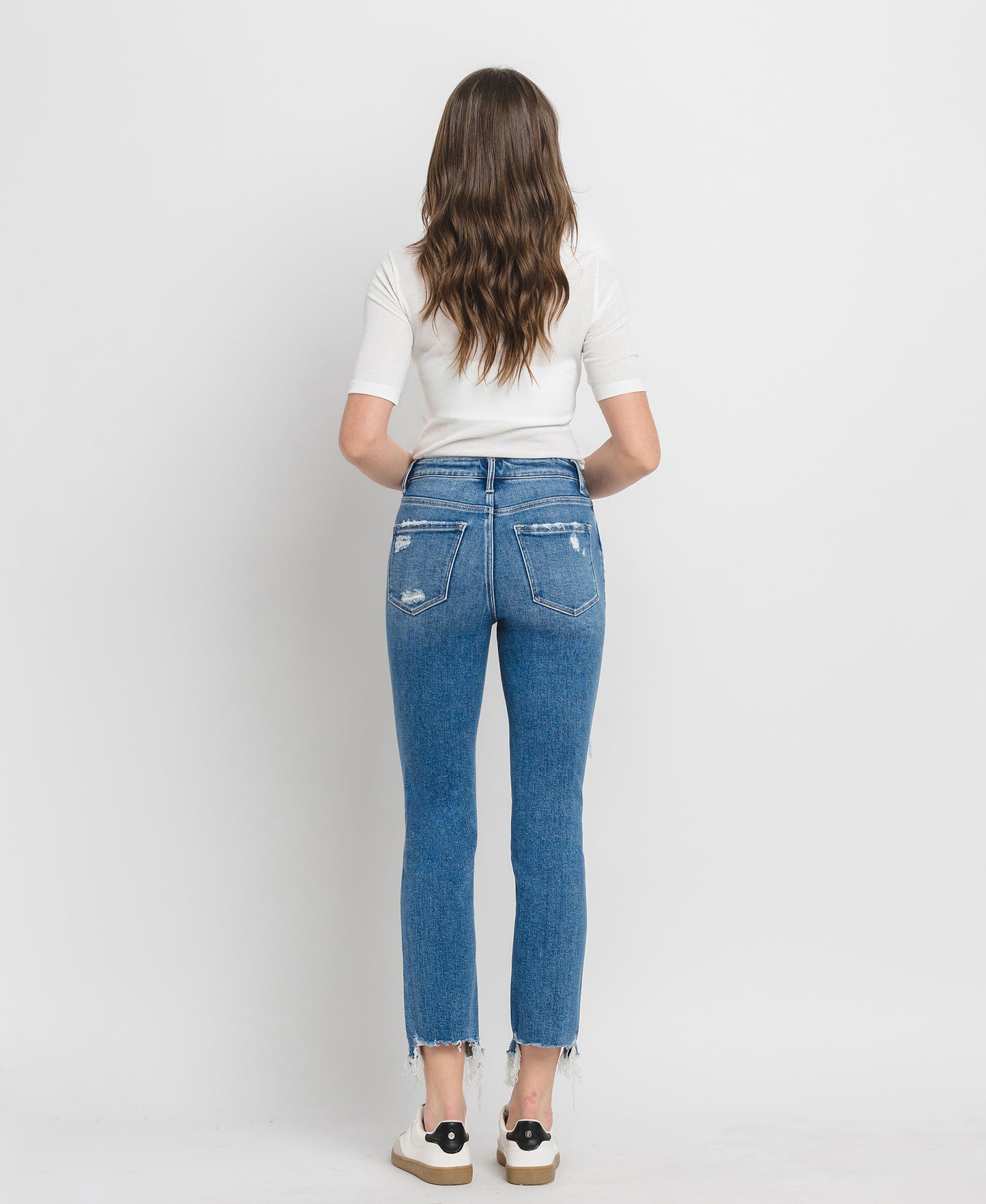 Back product images of Ardor- High Rise Slim Straight Jeans