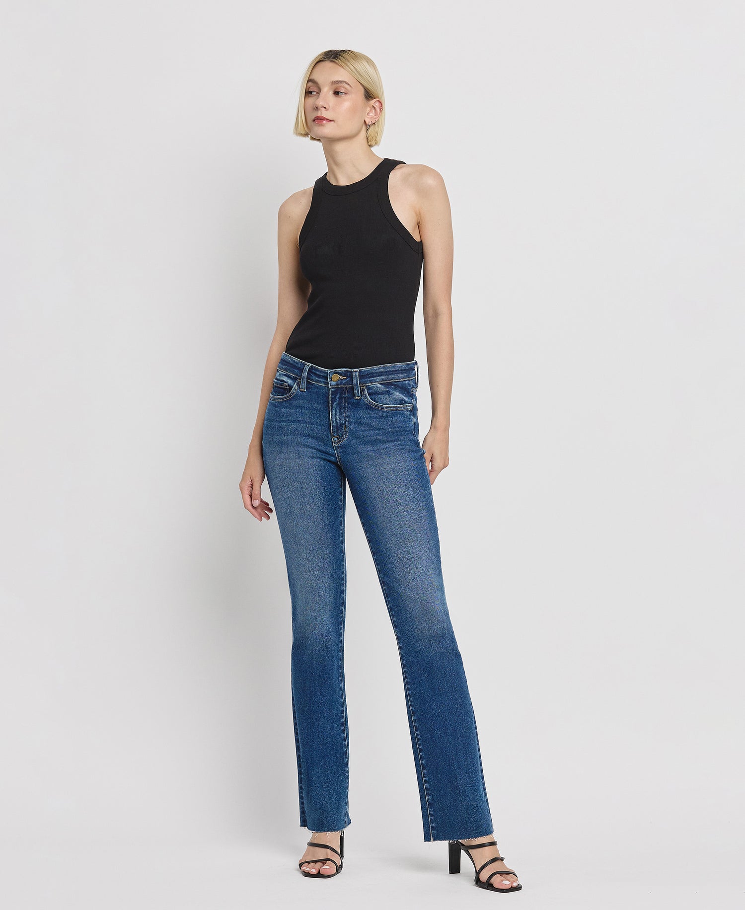 Front product images of Vigilant - Mid Rise Slim Bootcut jeans