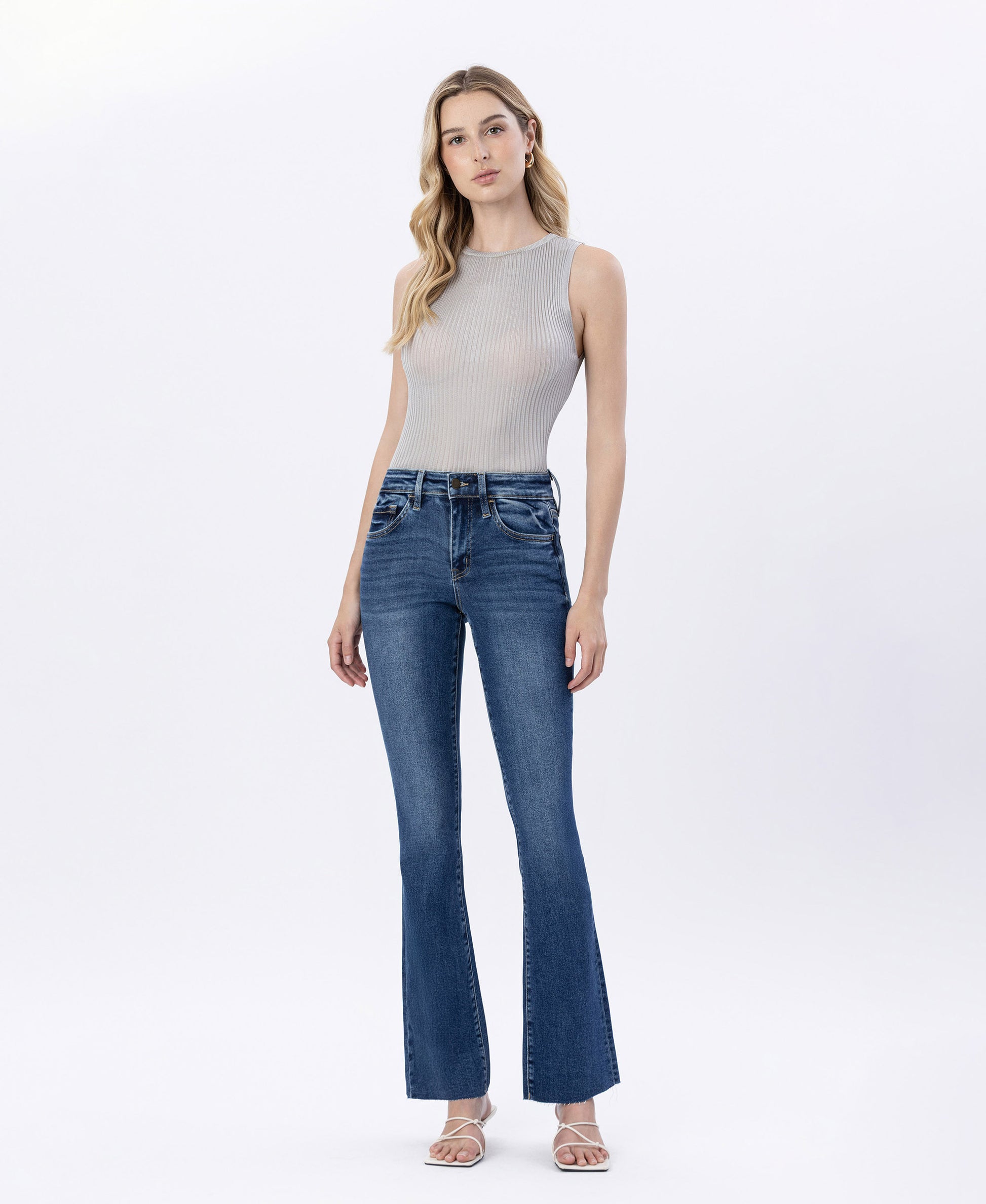 Front product images of Vigilant - Mid Rise Slim Bootcut jeans
