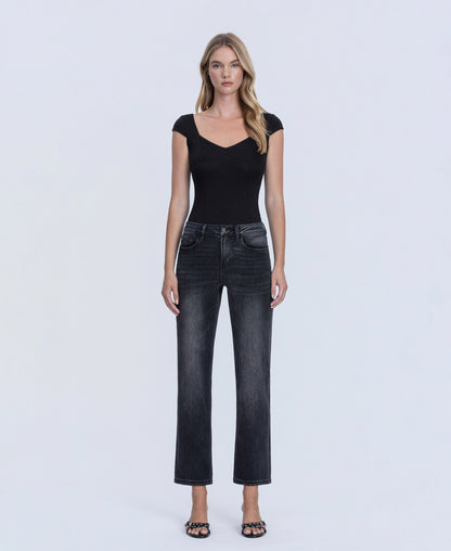 Front product images of Luminary - High Rise Ankle Straight Jeans
