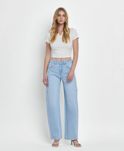 Exhibition - Super High Rise Long Barrel Leg Jeans