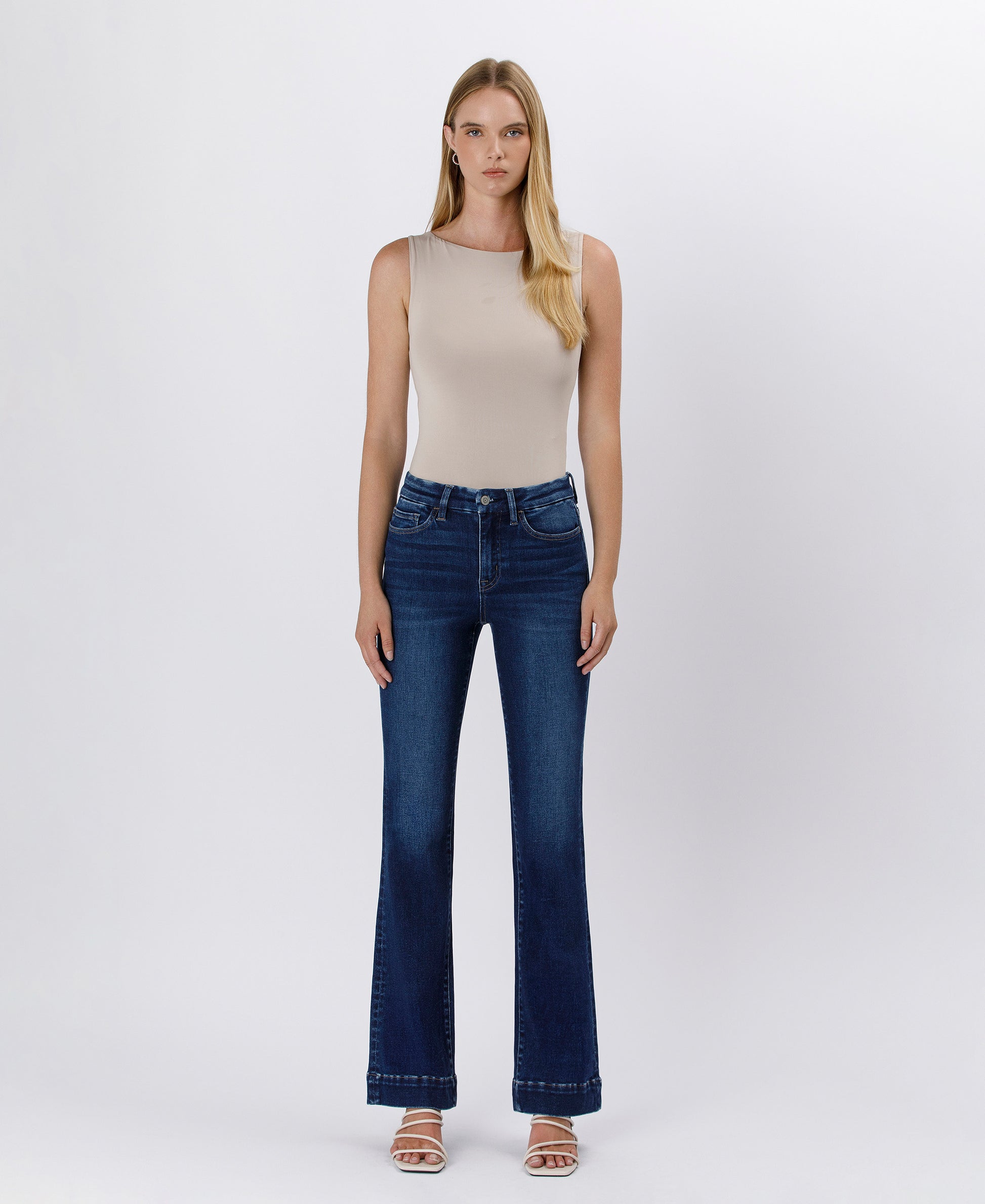 Front product images of Blue Element - High Rise Trouser Hem Bootcut Jeans